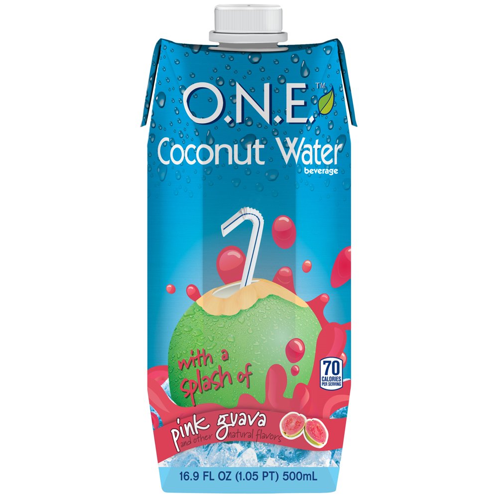 One Natural Experience Coconut Water Pink Guava 16.9 Fo