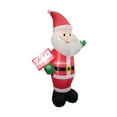 thumbnail image 3 of Papá Noel inflable,Juguetes inflables de Papá Noel y decoraciones navideñas,Muñeco inflable de Papá Noel,juguete navideño,Papá Noel inflable navideño con luz LED,Accesorios luminosos, 3 of 10