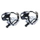 thumbnail image 2 of Pedales de bicicleta con clips y correas para ciclismo al aire libre y bicicleta estática de interior Husillo corto de 14 mm, 2 of 6