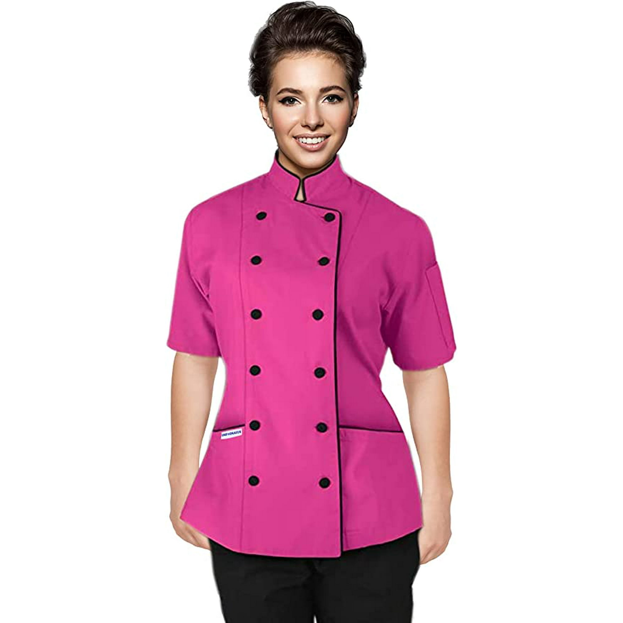 WOMEN'S SHORT SLEEVE CHEF'S JACKET