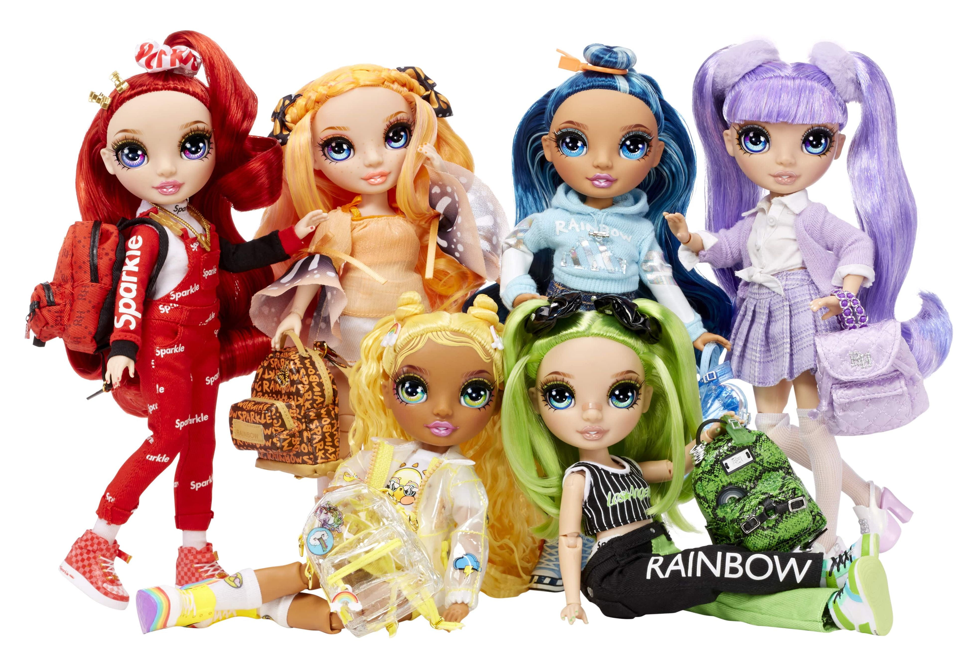 Rainbow High Jr Skyler Bradshaw Doll Playset, 8 Pieces