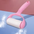 thumbnail image 2 of Lint Clothes Fuzz Fabric Shaver Remover Reusable Double Sided Lint Remover Lint Cleaner for Removing Lint Hair Dust in Clothes and Furniture (Red+Pink), 2 of 7