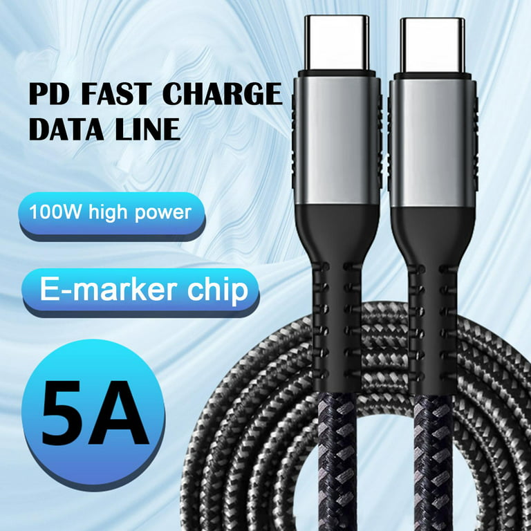 InstantConnect USB-C to USB-C  100W PD ultra-fast charging cable for USB-C  device