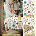 thumbnail image 5 of Pioneer Flower Floral Print Pattern Round Tablecloth 60 X 60 Inch, Wrinkle Resistant Wipeable Table Cloth for Kitchen Dining Picnic Patio Party, 5 of 6