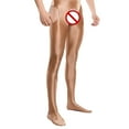 thumbnail image 2 of Somuwie Men Sexy Solid Silky Four Hollowed Out Open Rompers Leggings Underwear, 2 of 5