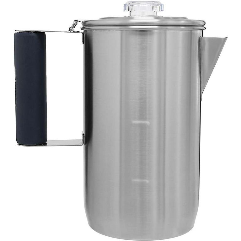 Stanley Stainless Steel Camp Accessory Coffee Percolator, 1.1 qt 