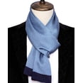 thumbnail image 2 of Men Silk Scarves 100 Silk 12 mommes Scarf Double-sided AB Style Thick Neckwear Wrap Casual Formal Business, 2 of 4