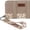 Tan, variant on Wrangler Wristlet Western Wallet Boho Aztec Credit Card Holder for Women, Cow Print-Black