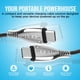 thumbnail image 3 of Cable de carga Naztech Titanium USB-C a USB-C de 1,8 m, negro, 3 of 7