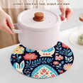 thumbnail image 5 of Easter Eggs Rabbits Flowers Leaves Trivet Mats Woven Pot Holders 3Pcs Non-Slip Heat Resistant for Hot Pots Pans Pats, 5 of 6