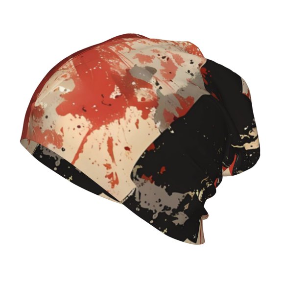 Sikiie Silhouette Trumpet Red Art Toddler Beanie Kids Beanie Hat Warm Winter Hats for Boys Girls Knit Cap