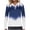 Blue, variant on Lenpel Women's Plus Size Sweatshirts Long Sleeve Lapel Quarter Zip Pullover Tunic Tops Fall Fashion Outfits