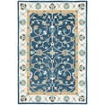 thumbnail image 2 of SAFAVIEH Micro-Loop Lavina Medallion Area Rug, Blue/Ivory, 4' x 6', 2 of 5