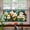 B-17.72"*39.39", variant on Stained Glass Window Film, Flower Static Cling Privacy Film Decorative UV Sun Blocking Non-Adhesive Glass Covering, Removable Reusable Colorful Stickers for Home Bathroom Door Living Room Kitchen