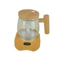 thumbnail image 3 of Taza mezcladora automática con placa calefactora de café y posavasos calentador de 13.5 oz Madera, 3 of 9