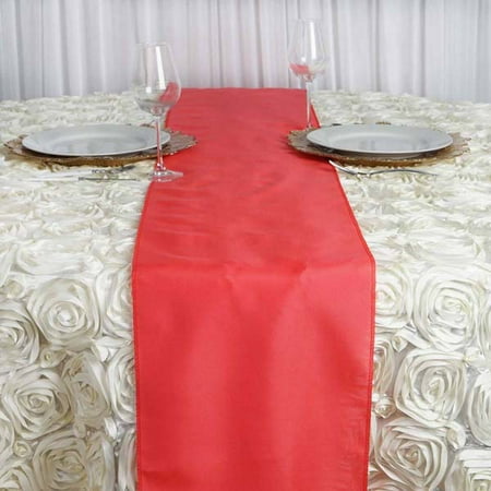 Efavormart Premium Polyester Table Top Runner For Weddings Birthday Party Banquets Decor Fit Rectangle and Round