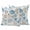 Blue, variant on 2 Pack Outdoor Waterproof Throw Pillow Covers,Marine Sea Shell Conch Starfish Coral Decorative Square Pillow Case Patio Pillowcases for Chair Couch Sofa 16x16in