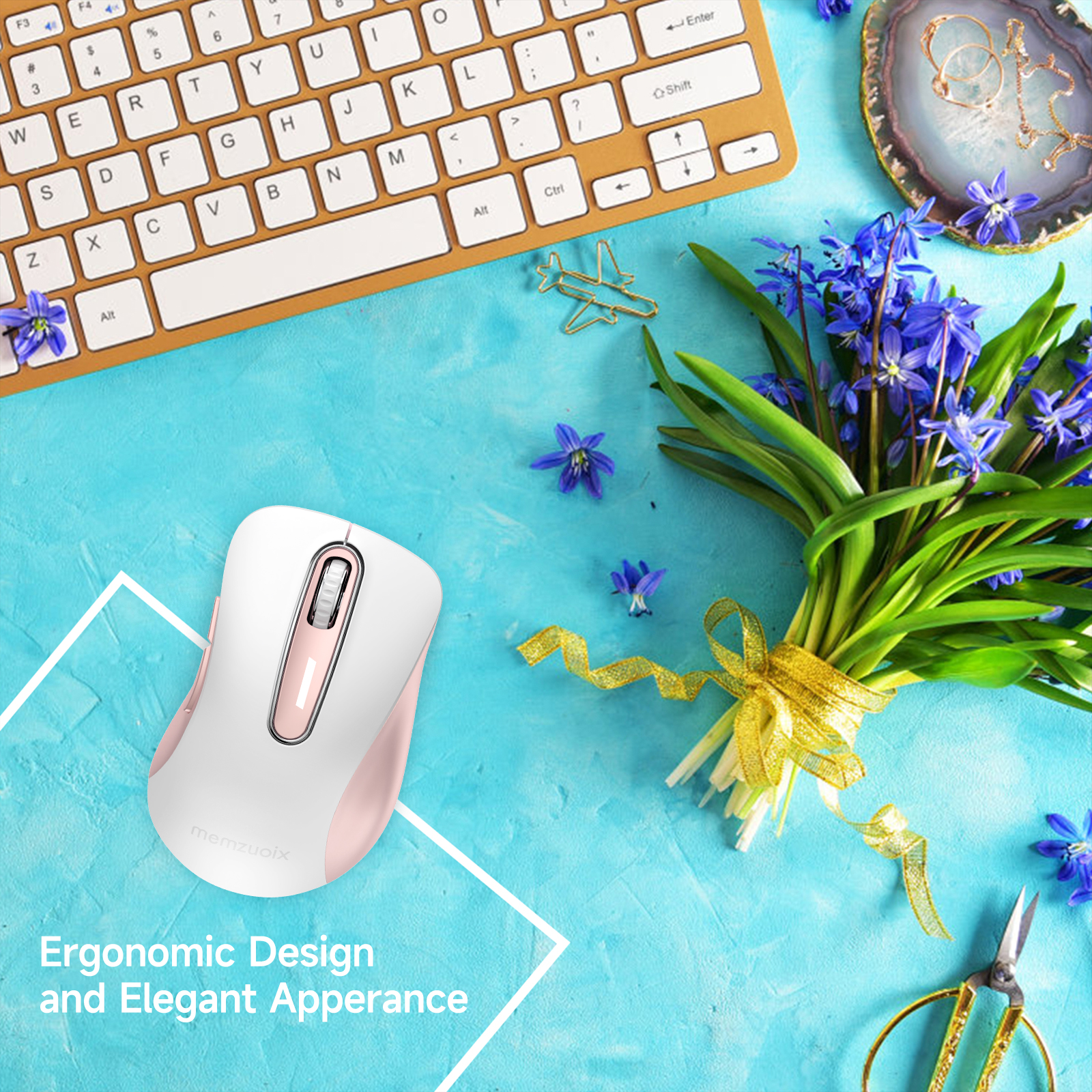 Halokin Wireless Mouse 2.4GHz Red photo 4