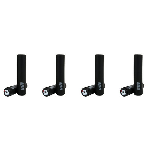 4X ODI Bicycle Grip Silicone Handlebar Grips Shock-Absorbing Soft Mountain Bicycle Grip Bike Accessories Black