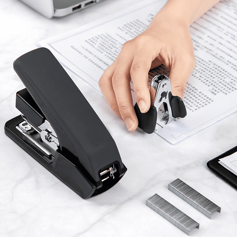 Deli Effortless Desktop Stapler, Heavy Duty Stapler, 60-70 Sheet Capac –  Deli BestMate