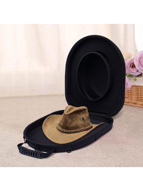 Hat Box Travel Fedora Case Universal Size Hat Carrier for Most Panama, Bowler Hats Carry-On Hat Bag Travelling Hat Boxes Gift Idea for Men