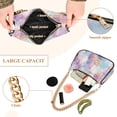 thumbnail image 2 of FORMRS Womens Shoulder Bag with Chain Strap Clutch Purse Cute Tote Handbag, Watercolor Marble Pattern, 2 of 7