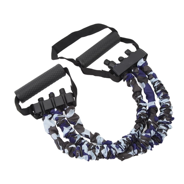 Expansor de Pecho Ajustable de Látex Nailon 3 Tubos Extractor Muscular de Expansión de Pecho para Entrenamiento de Fuerza y Fitness ANGGREK Otros