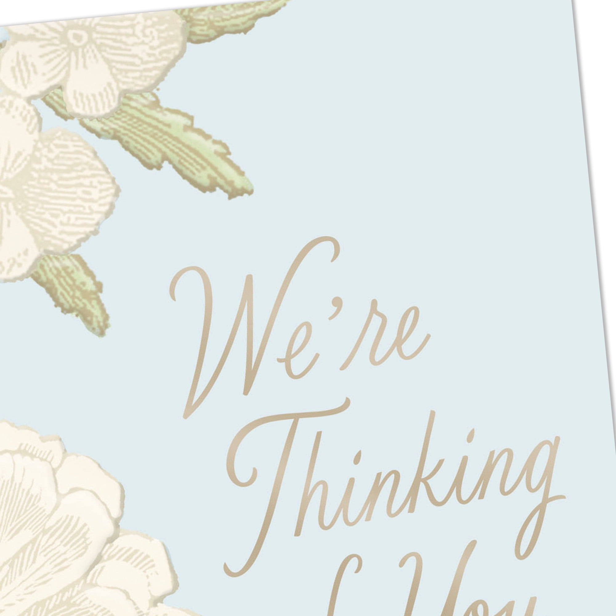 Hallmark Sympathy Card From Us (Our Thoughts Are Always With You)