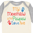 thumbnail image 4 of Inktastic My Meemaw and Pawpaw Love Me Boys or Girls Long Sleeve Baby Bodysuit, 4 of 5