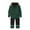Dark Green, variant on Xfvqtps One Piece Snowsuits Reflective Strip Fluffy Hooded Waterproof Windproof Outdoor Winter Snowboarding Ski Suits Jumpsuits Army Green