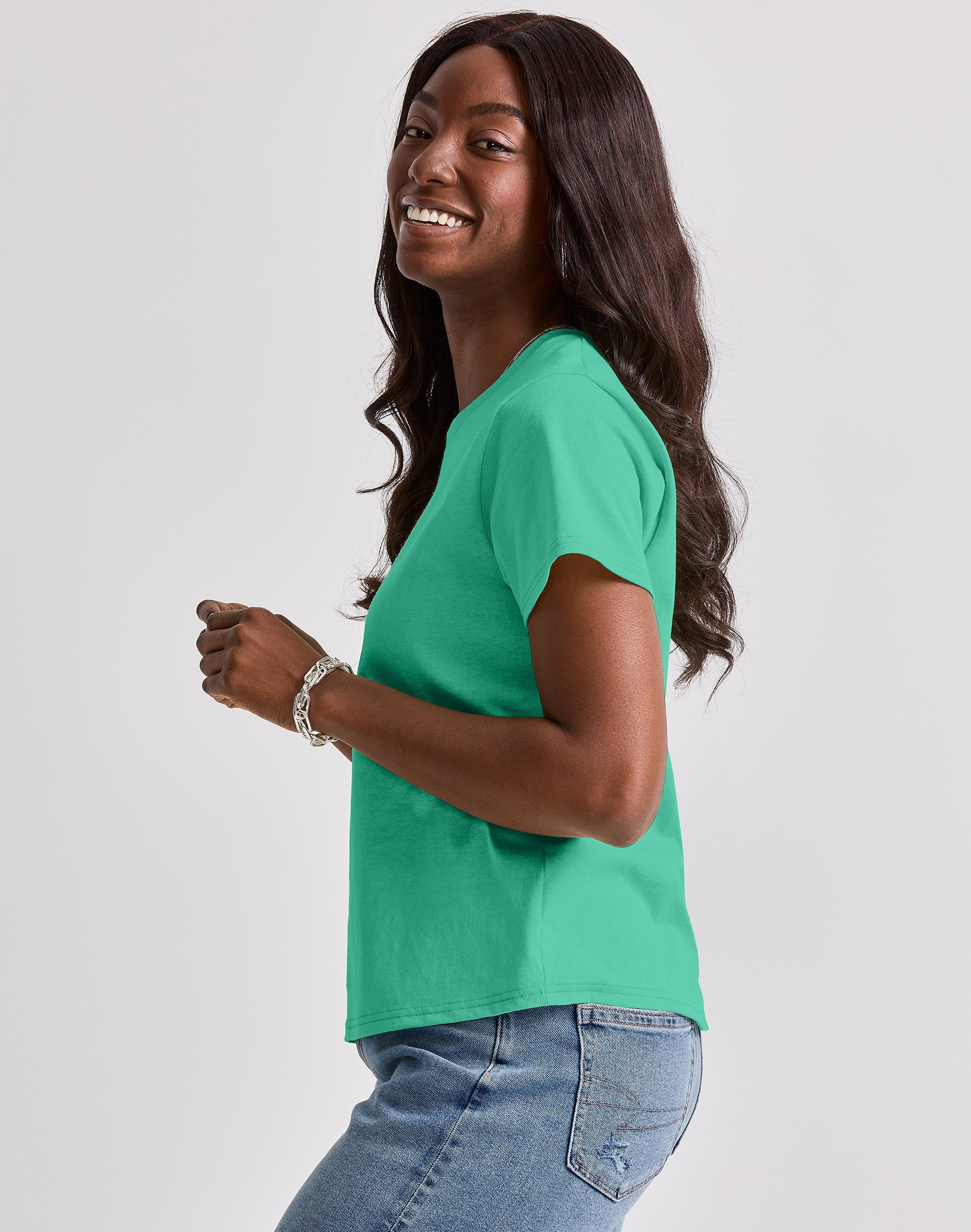 Hanes Essential Women's Cotton Short Sleeve Tee