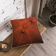 thumbnail image 5 of KLL Spider Web Decorative Throw Pillow Covers Velvet Soft for Couch Sofa Bedroom Living Room Outdoor (No pillow core)- 20"x20", 5 of 5