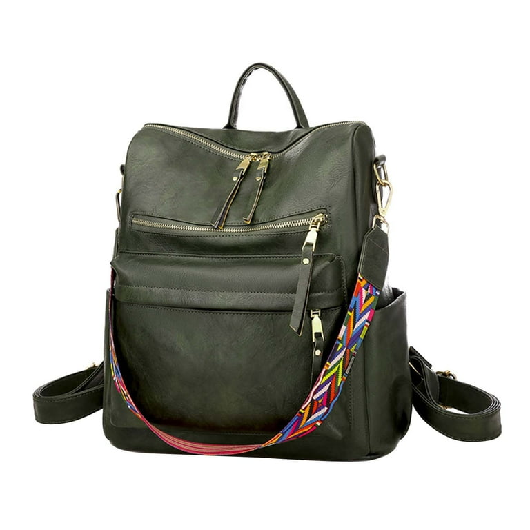 VBVC Backpack Purse For Women Leather Fashion Theft Handbags  display picture 1