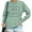 Light Green, variant on Women's Casual Round Neck Pullover Sweatshirt With Letter Print Comfortable Top For Mom Good Vibe Sweatshirt Women Cute Tunic Top Junior Tops Juniors Oversized Sweatshirts Sweatshirt Ladies
