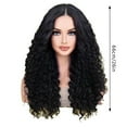 thumbnail image 2 of African Curly Wig - Human Hair, Lace Front & Heat-Resistant, for Daily and Party Styling, 2 of 2