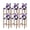 Multicolor, variant on Purple Grey Black Geometric Bar Stool Covers Set of 2, Middle Century Art Abstract Aesthetics Stretch Bar Chair Covers with Backs, Removable Pub Counter Chair Cover for Kitchen Dining Room Cafe