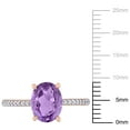 thumbnail image 2 of Everly Women's Amethyst 14K Rose Gold Engagement Ring, 2 of 8