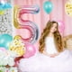 thumbnail image 5 of Globo niña cumpleaños 5, cumpleaños 5, globo número 5 rosa, decoración cumpleaños, globo feliz cumpleaños, decoración fiesta cumpleaños 5 niña, 5 of 5