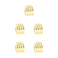 thumbnail image 2 of Kearding Servilleta de moda para restaurante, anillo de Metal, ceremonia, fiesta, banquete, decoración de , servilletas en forma de , adorno Type2 NO2, 2 of 6