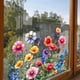 thumbnail image 3 of Pegatinas de vidrio de hoja colorida para ventanas | Película adhesiva decorativa para decoración del hogar | Calcomanías de ventana estáticas removibles | Privacidad y bloqueo solar | Fácil de, 3 of 6