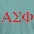 thumbnail image 3 of CafePress - Alpha Sigma Phi Greek Letters Cardinal T Shirt - Mens Comfort Colors Shirt, 3 of 5