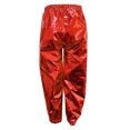 thumbnail image 5 of RMGVDSD Girls Metallic Jogger Pants Shiny Sparkly Stretchy Jogger Pants Loose Straight Leg Trousers Children's Harem Dance Pants Jeans Trendy Streetwear For 5-6 Years, 5 of 5