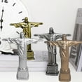 thumbnail image 2 of Jesus Figurine Brazil Christ the Redeemer Featured Statue Desk Sculpture Metal Crafts Big Ben World Famous Building Home Decor, 2 of 6