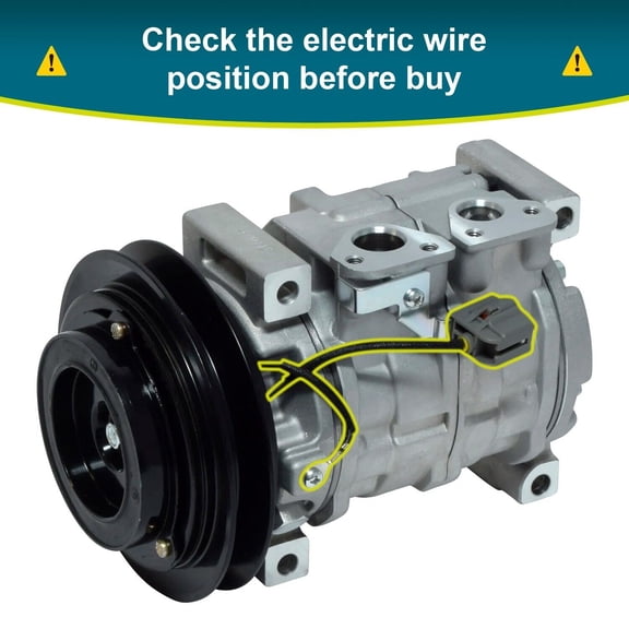 New DENSO A/C Compressor for 05-2010 Hino 145 165 185 268 338 7.7L - 883101810A