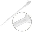thumbnail image 3 of Uxcell 10ml 295mm Graduated Liquid Drop Droppers Disposable Pipettes 30 Pack, 3 of 5