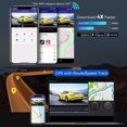 thumbnail image 2 of Videocámara automática del coche del G-Sensor 4K+1080P de la cámara de vídeo de 3 lentes con la tarjeta SD de 64GB/128GB, 2 of 9