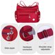 thumbnail image 5 of Bolso de hombro de nailon impermeable con diseño elegante y múltiples bolsillos para artículos esenciales de uso diario para mujer, 5 of 6