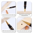 thumbnail image 3 of Multipurpose Manual Hole Punch, Upgraded Steel 0–14mm Hole Puncher Reamer with Anti-Slip Handle, Woodworking Hole Opener for DIY Crafts & Toolbox, 3 of 8