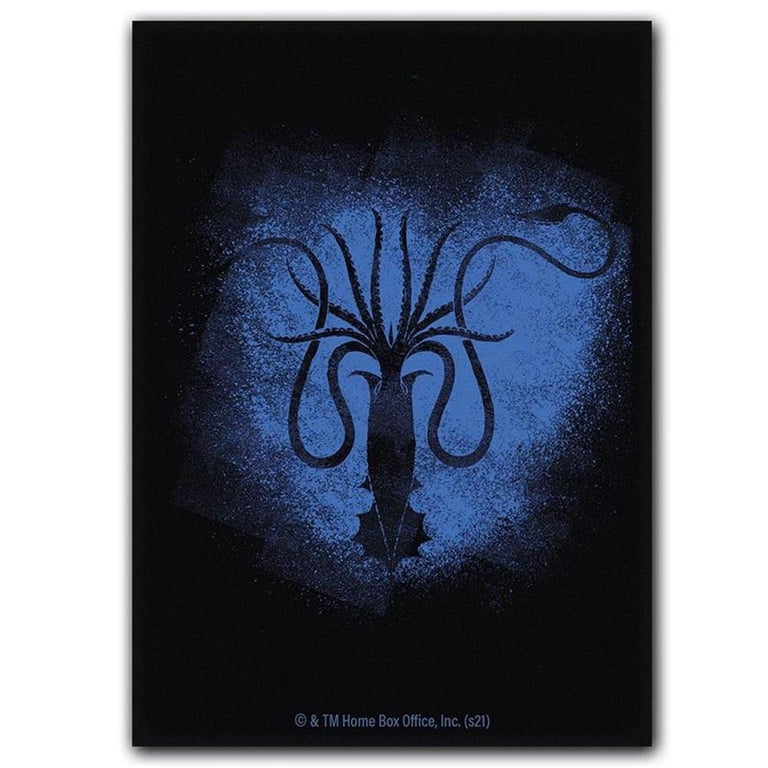 Dragon Shield: Standard 100ct Brushed Art Sleeves - Game of Thrones (House Greyjoy) Dragon Shield: Standard 100ct Brushed Art Sleeves - Game of Thrones (House Greyjoy)