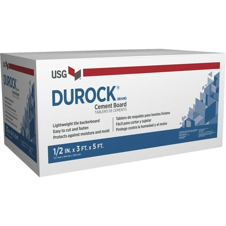 Durock Interior/Exterior Cement Board (Best Way To Cut Durock Cement Board)